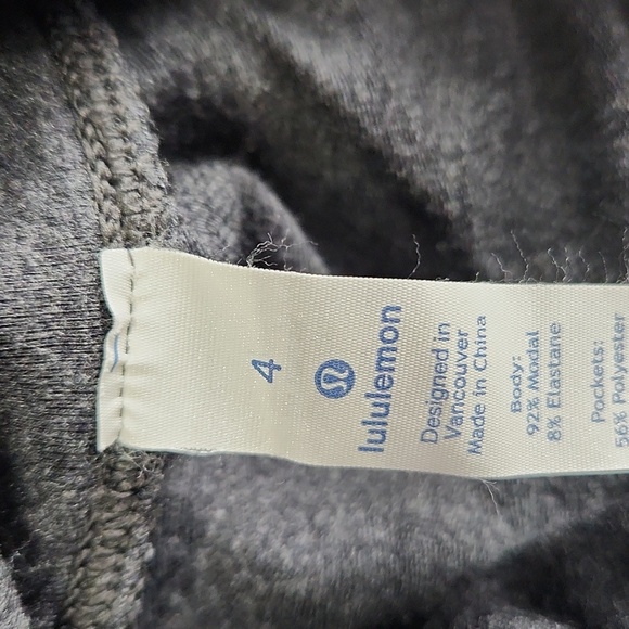 Lululemon Take It Easy Pant (31") Heathered Black - Picture 8 of 9